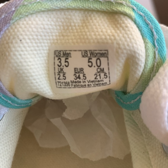 NWOB Vans Authentic Stackform Pastel picnic plaid - Picture 5 of 5